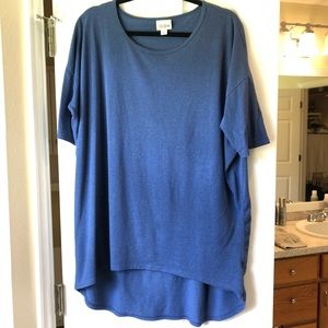 Blue Lularoe Irma Tunic Size L